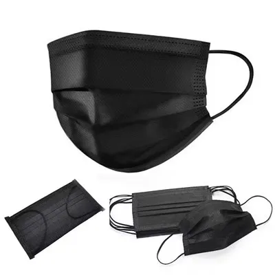 Black Disposable Face Mask